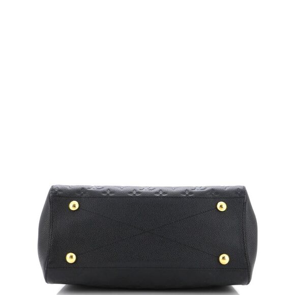 Louis Vuitton Montaigne Handbag Monogram Empreinte Leather MM Black - Picture 4 of 7